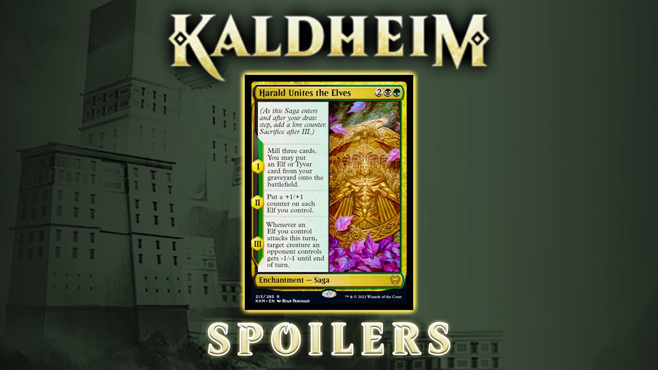 ELVES IN STANDARD!? Harald Unites the Elves Kaldheim MTG Card Discussion