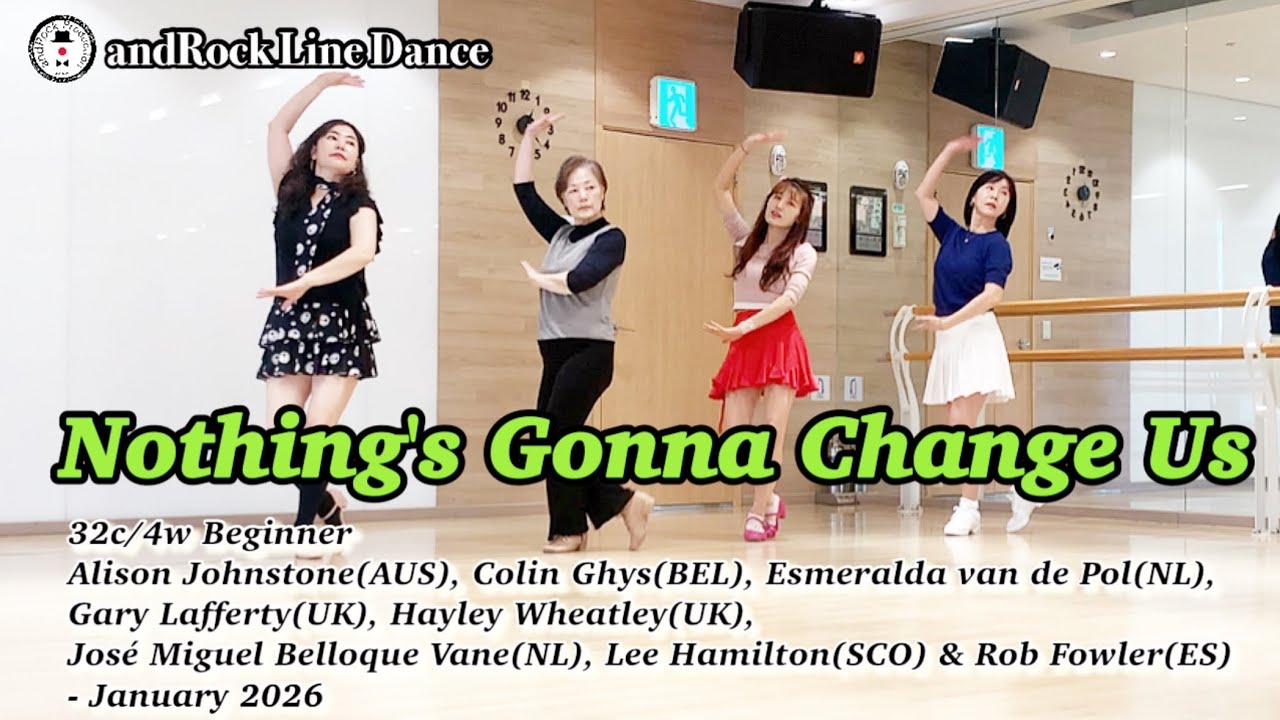 Nothing's Gonna Change Us Line Dance(Beginner) - Demo / 앤드락라인댄스 / 민라인댄스코리아고양일산지부