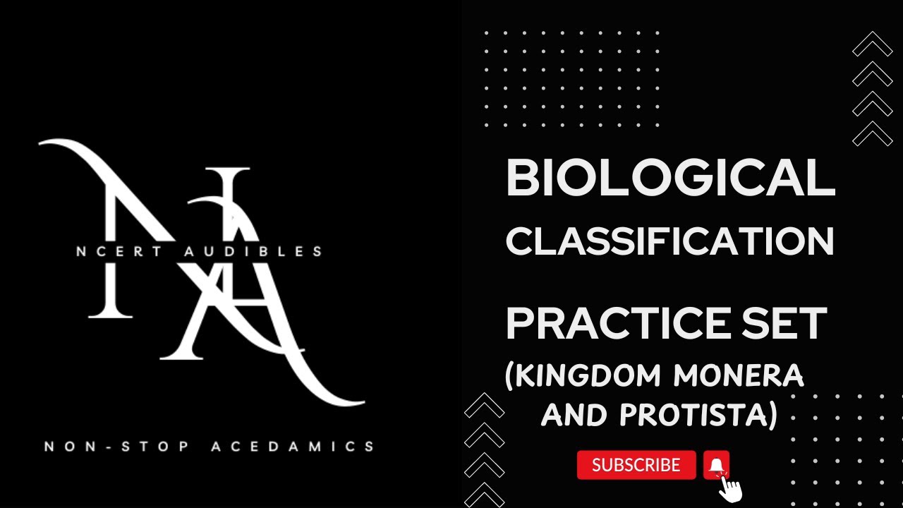 Biological Classification Practice Set | NCERT AUDIBLES | NEET Preparation 
