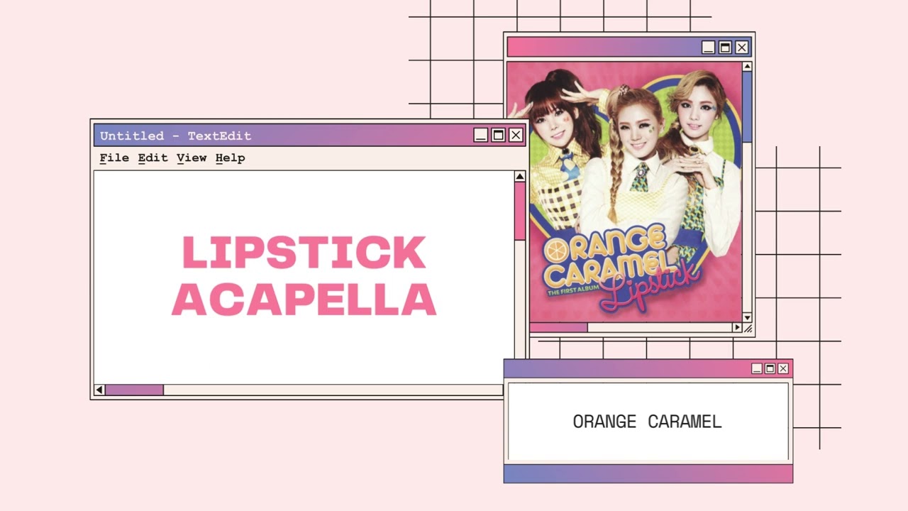 Lipstick - Orange Caramel ACAPELLA