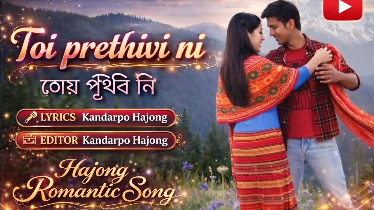 Toi prethivi ni ll তয় পৃথিৱী নি ll Hajong romantic song ll new hajong song 