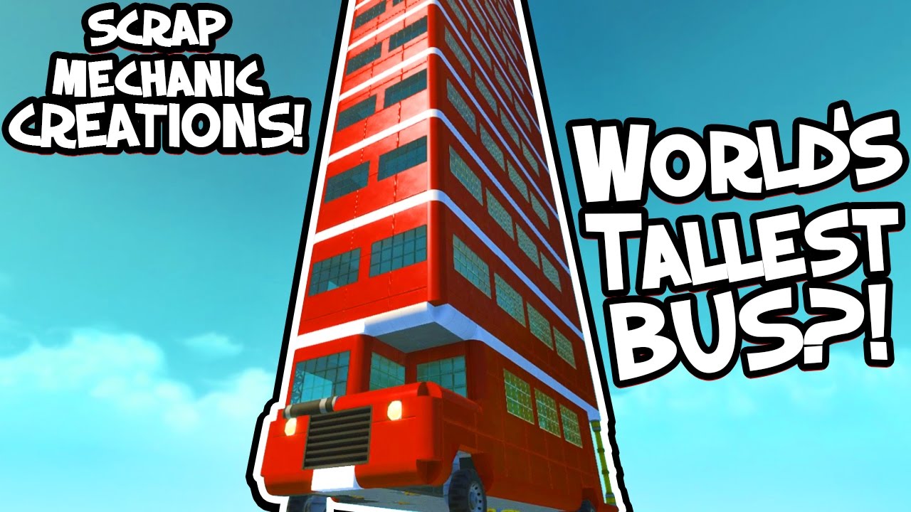 Scrap Mechanic CREATIONS! - CRAZY PUBLIC TRANSPORT!! [#18] W/AshDubh | Gameplay |