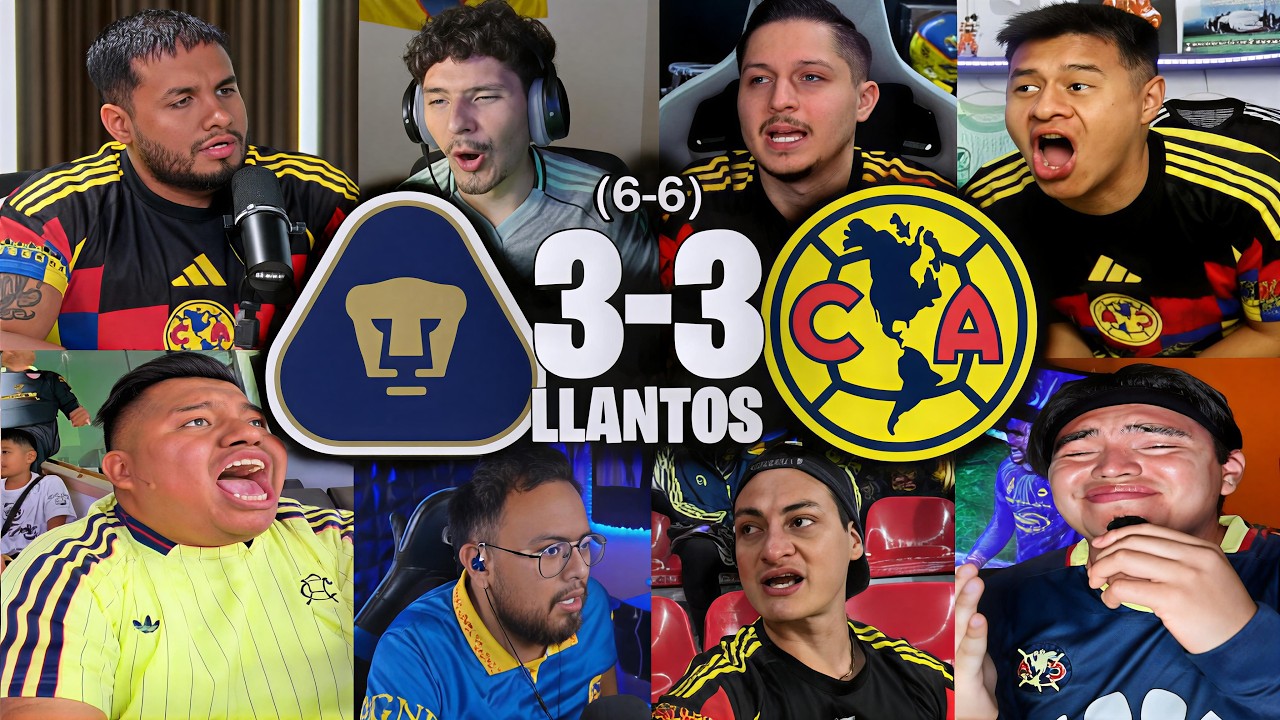 REACCIONES Y LLANTOS OVIPAROS AL PUMAS 3-3 AMERICA / PARTE II