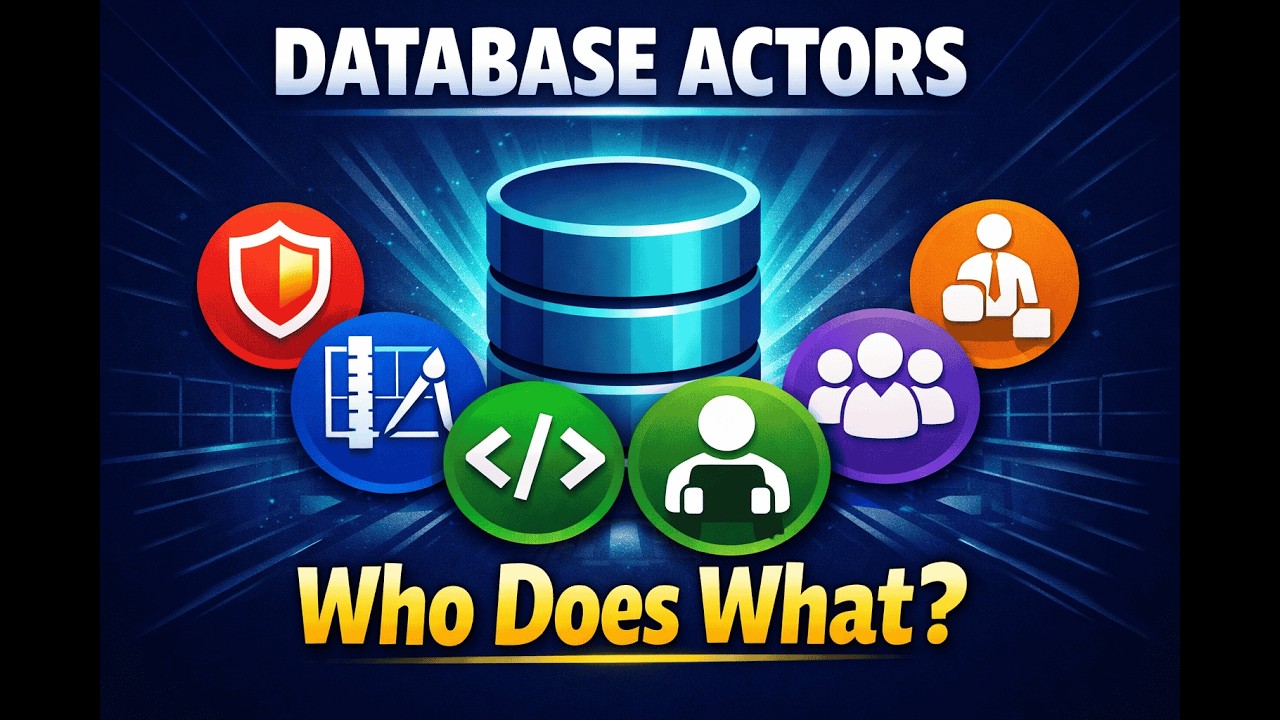 Actors in Database Systems Roles, Responsibility