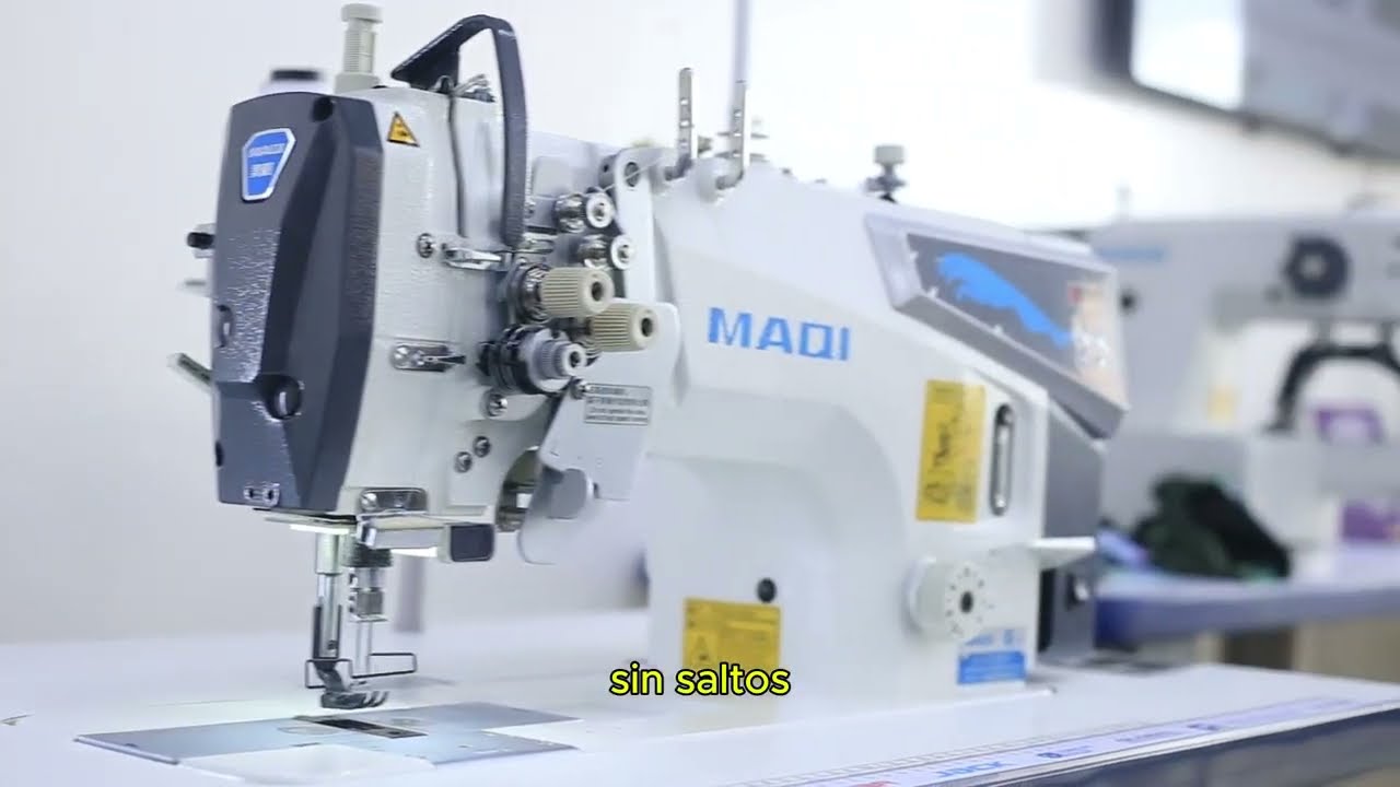Conoce la MAQI 8750DP, Máquina dos agujas mecatrónica con barra escualizable