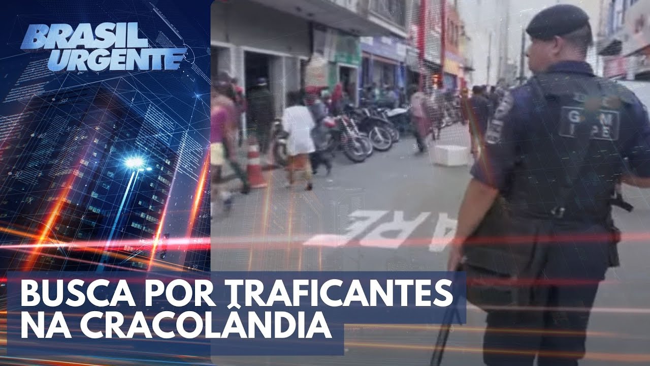 Busca por traficantes na Cracolândia