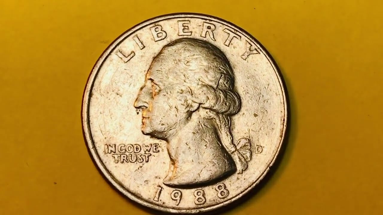 1988 US Quarters Repunched Denver Mint Mark