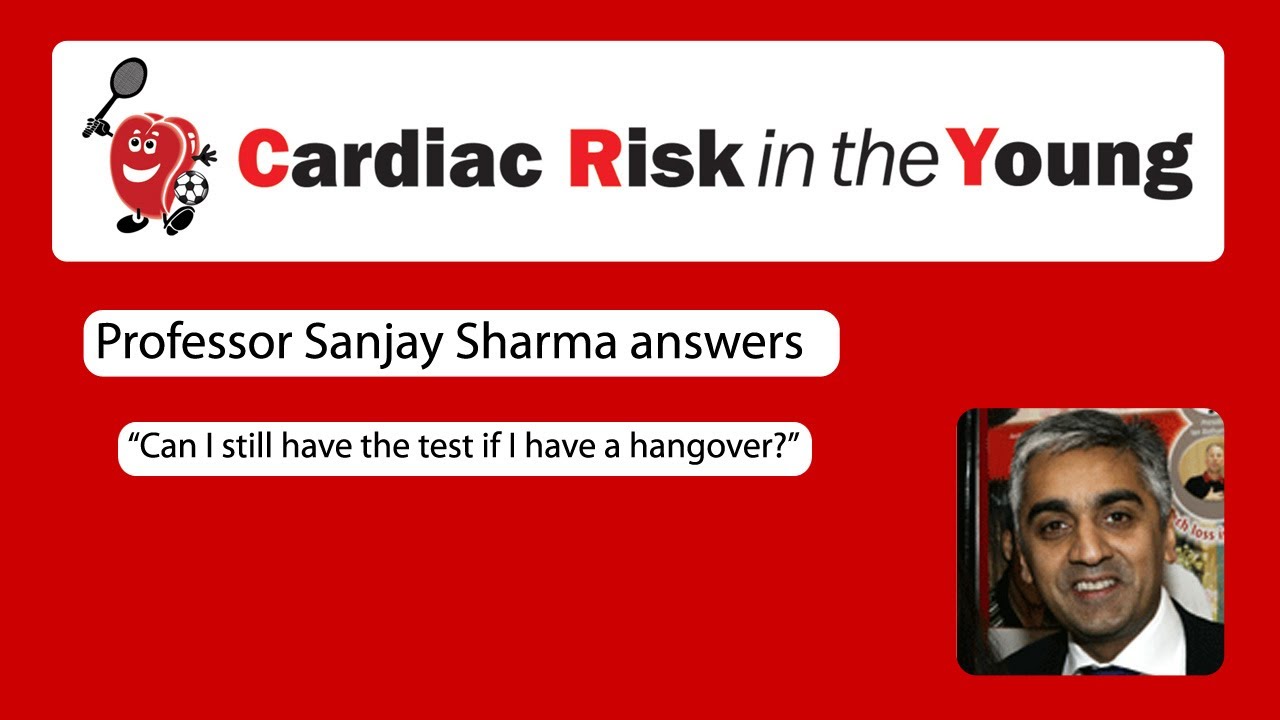 Can I still have the test if I have a hangover?