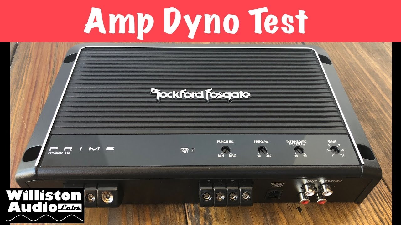 Prime Time? Rockford Fosgate Prime R1200.1D Amp Dyno Test