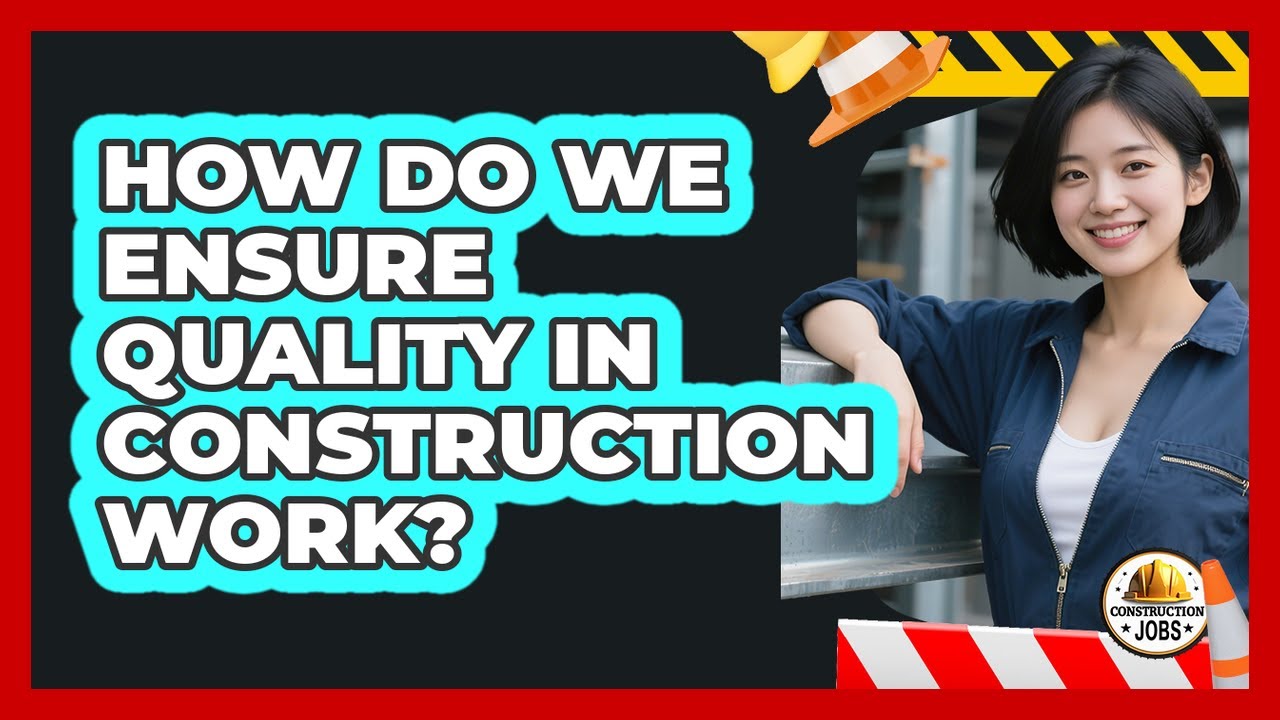 How Do We Ensure Quality In Construction Work?