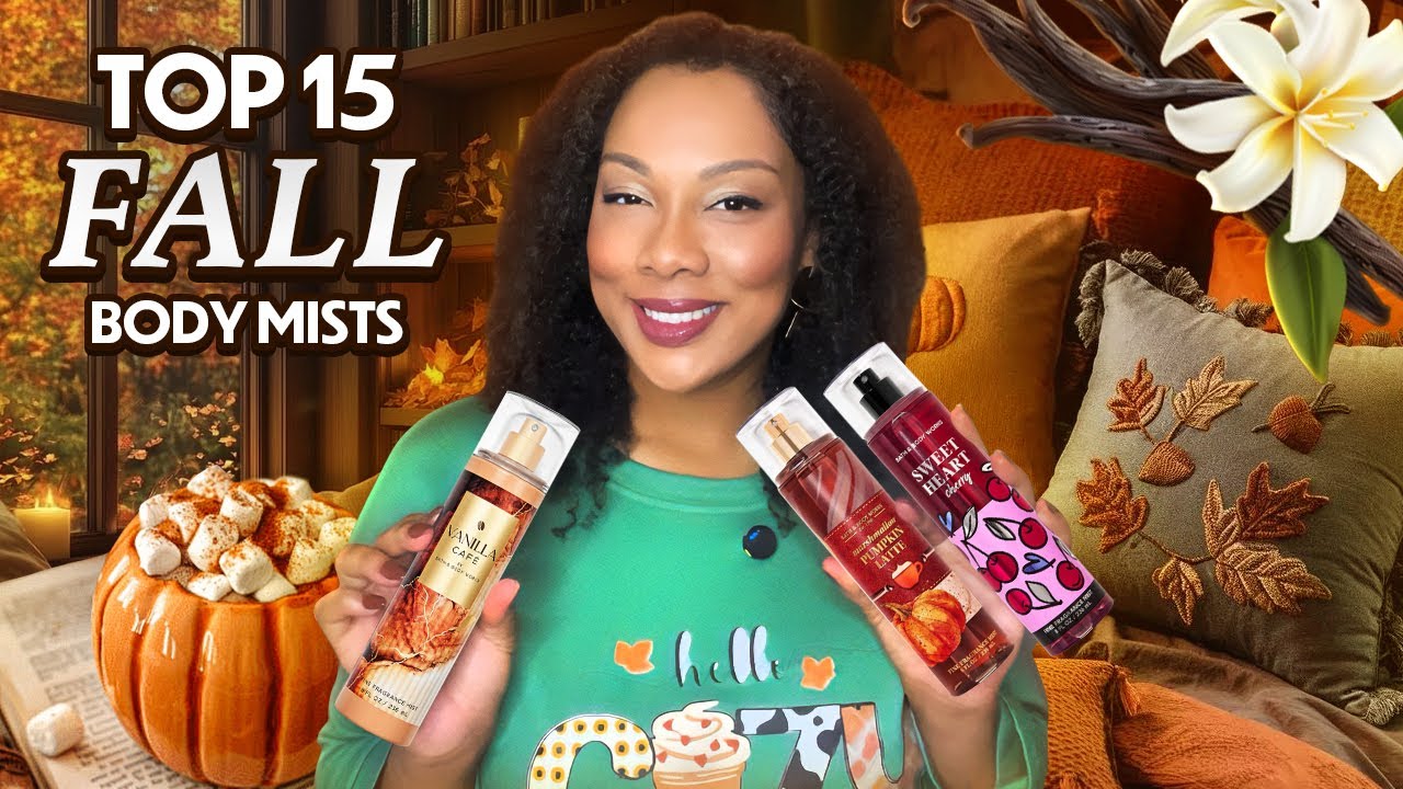 🍁TOP 15 COZY FALL BODY MISTS!🍂 BATH & BODY WORKS FALL BODY MISTS! 