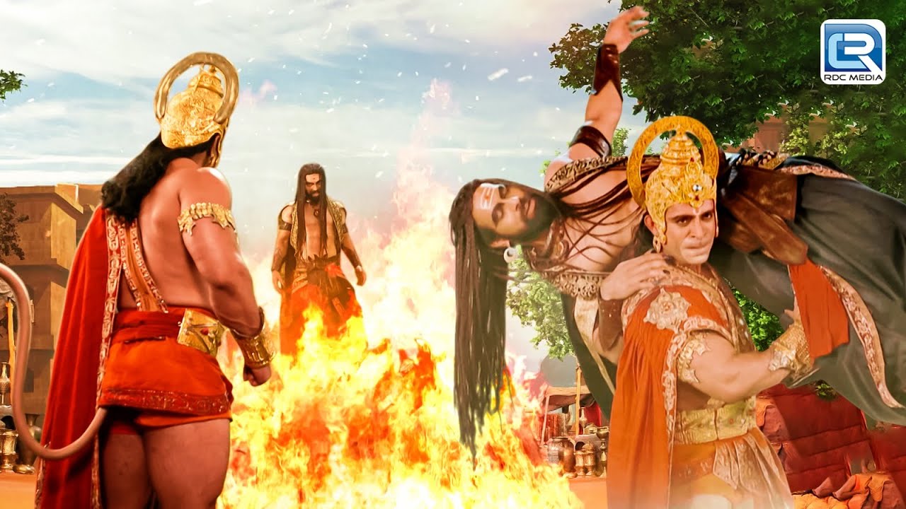 हनुमानजी ने असुर निकुंभ को जलती हुई अग्नि में डाला | Mahabali Hanuman | महाबली हनुमान | Full Ep 558