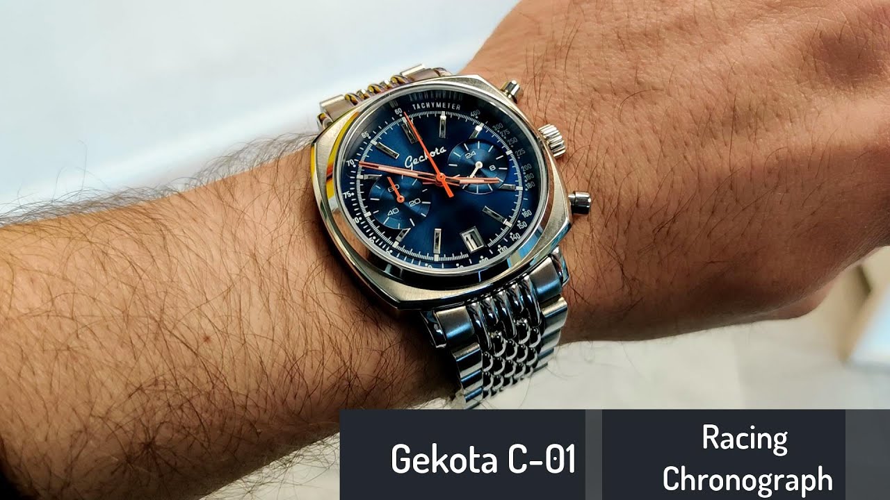Gekota C-01 Racing Chronograph , Full review