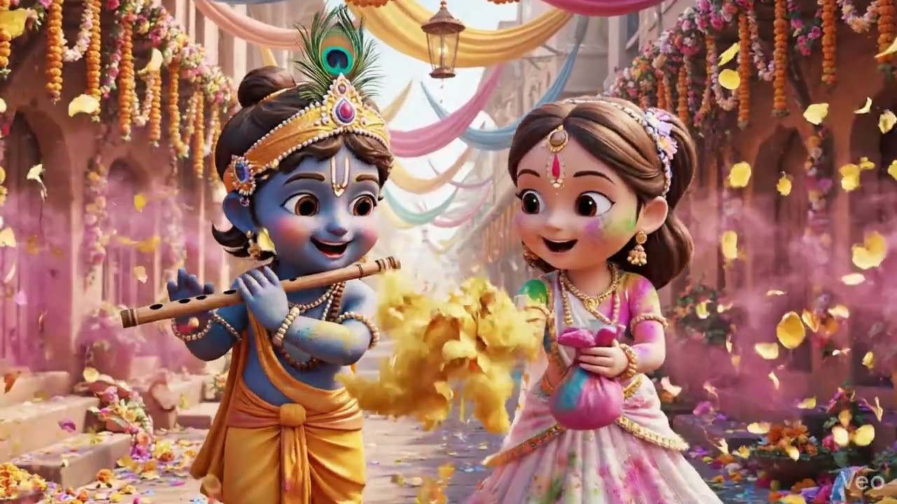 Vrindavan Holi Video Generation