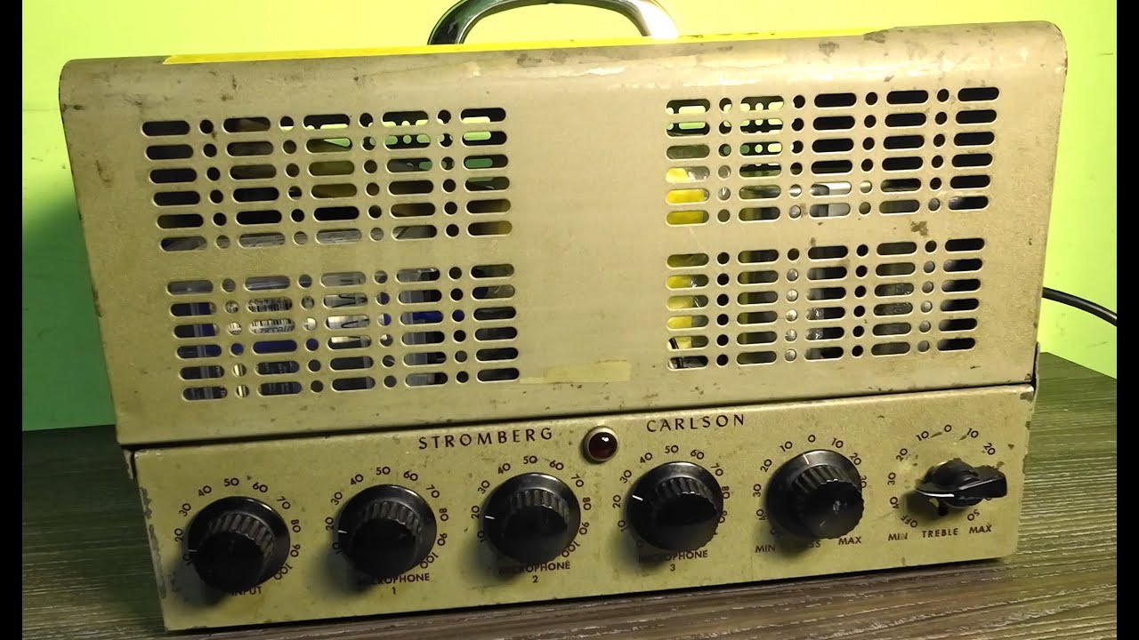 Stromberg Carlson AU57 Amplifier Assessment What Work Does it Need? What Work Has Been Done?