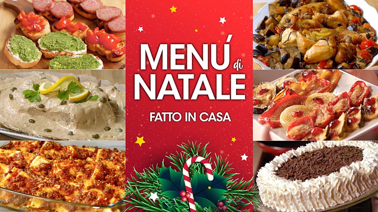 MENÙ DI NATALE FATTO IN CASA di Benedetta Rossi 🎅🏼🎄 Ricette TV Fatto in Casa per Voi