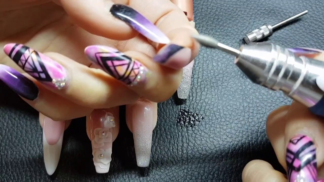 💅  TUTO ASTUCE 💅  Comment utiliser la ponceuse pour gagner du temps / Nombreuses astuces