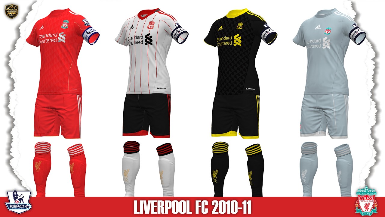 PES 2021 (Uniformes del LIVERPOOL FC) Temporada 2010-11