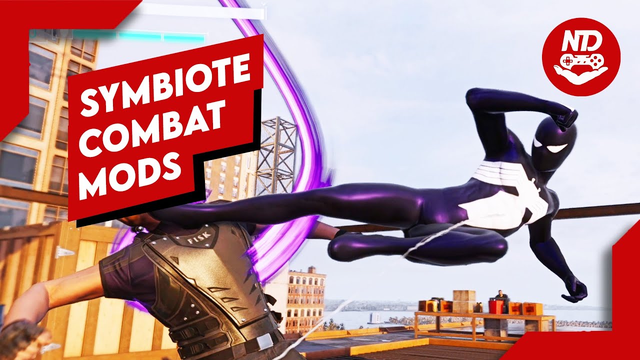Symbiote Combat & Venom Tendrils | Spider-Man PC MOD trailer