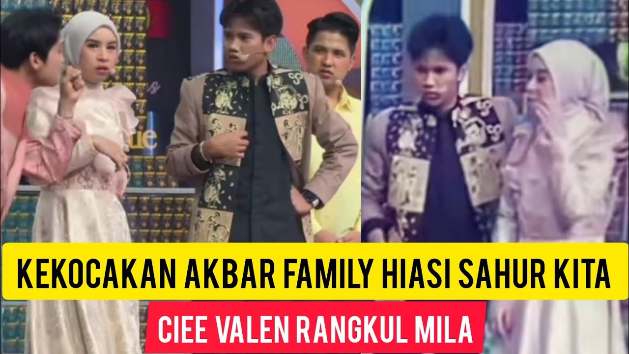 VALEN & MILA DI PANGGUNG AKSI TADI MALAM BERSAMA KEDUA ANAKNYA ARBIL DAN APRIL 