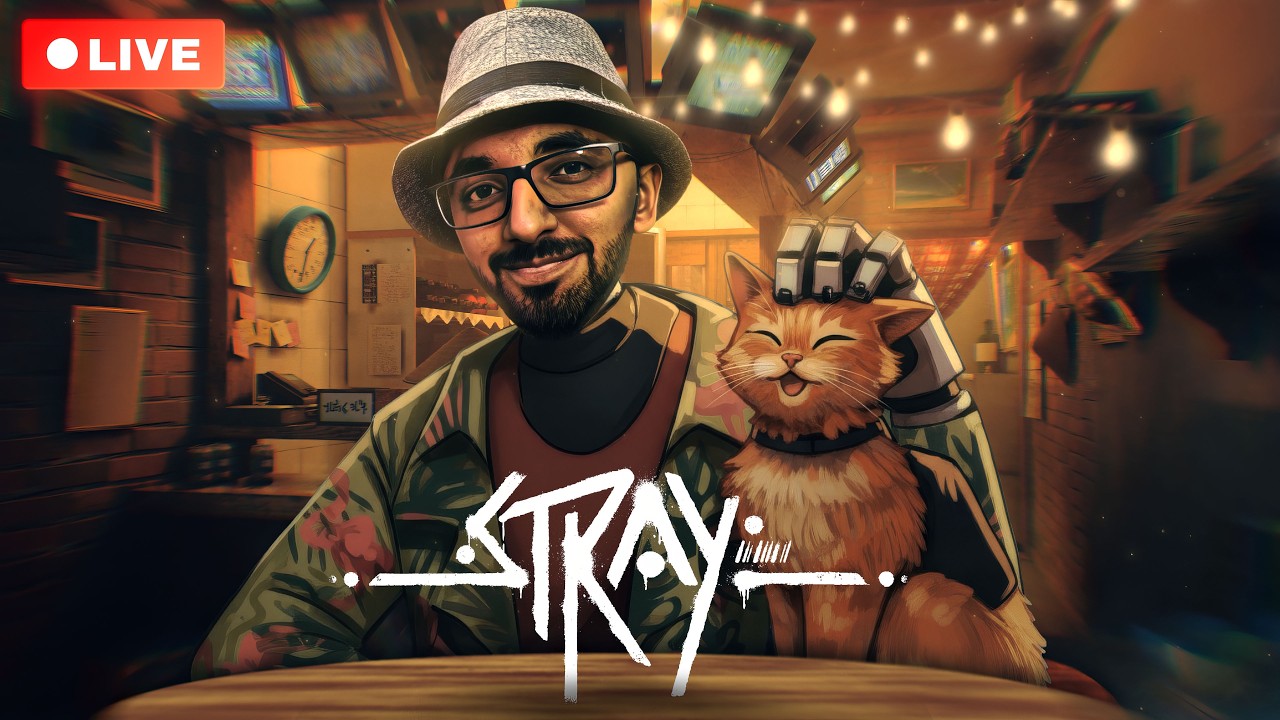 🔴 Exploring the Cyberpunk Cat World 🐱!! | Stray Full Gameplay LIVE