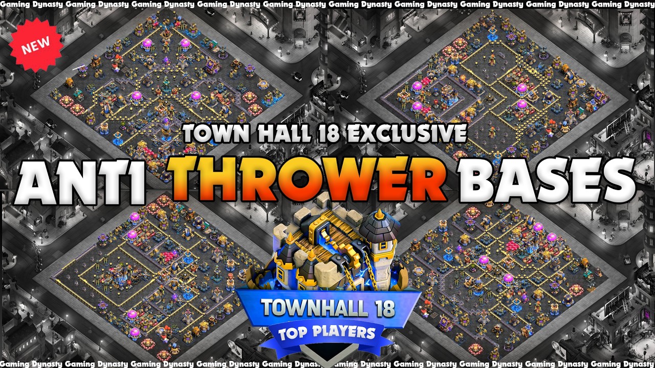 Top 10 Best Town Hall 18 EOS Bases By Top Builder for 1star ! TH18 War Base Link (Clash of Clans)