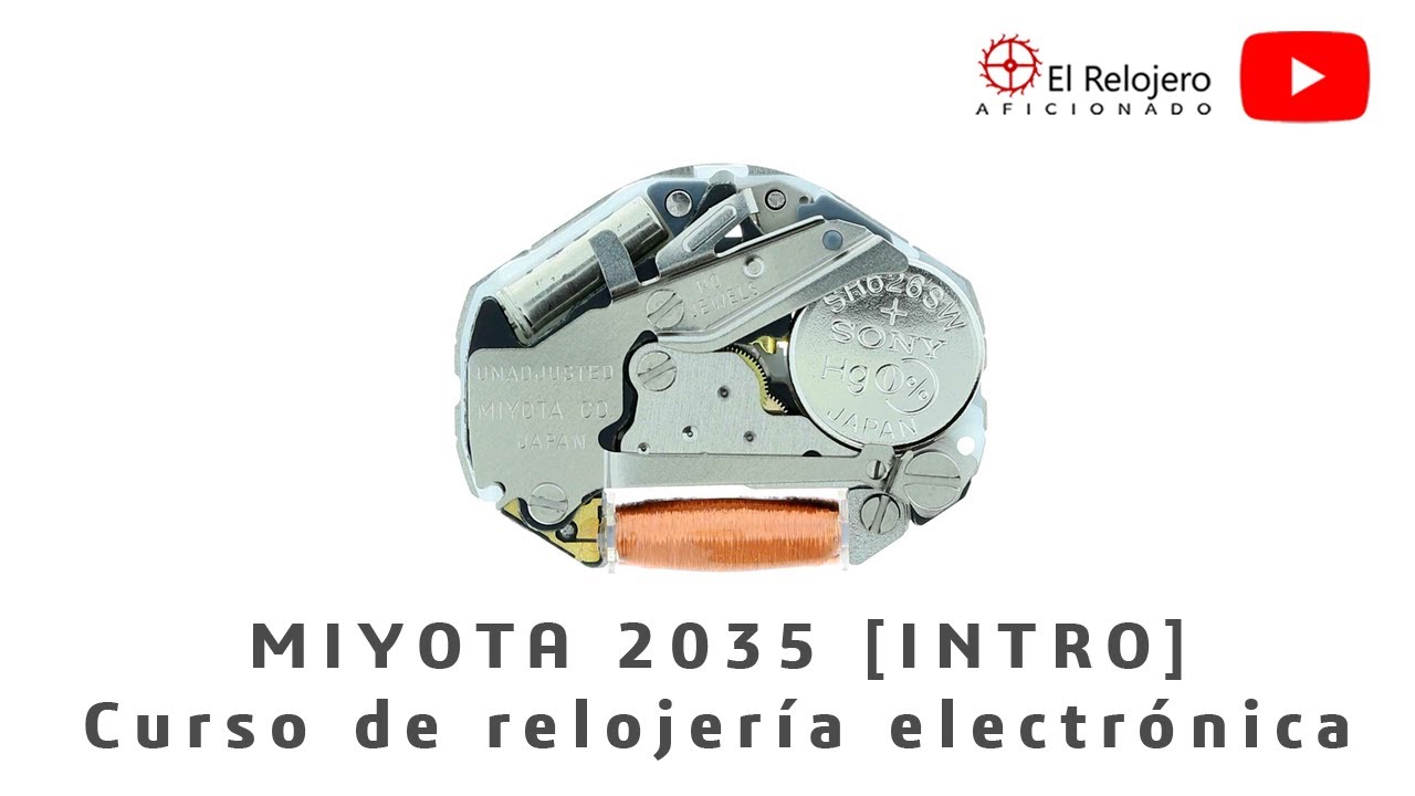Курс электронного часового дела MIYOTA 2035 [Часть 1]
