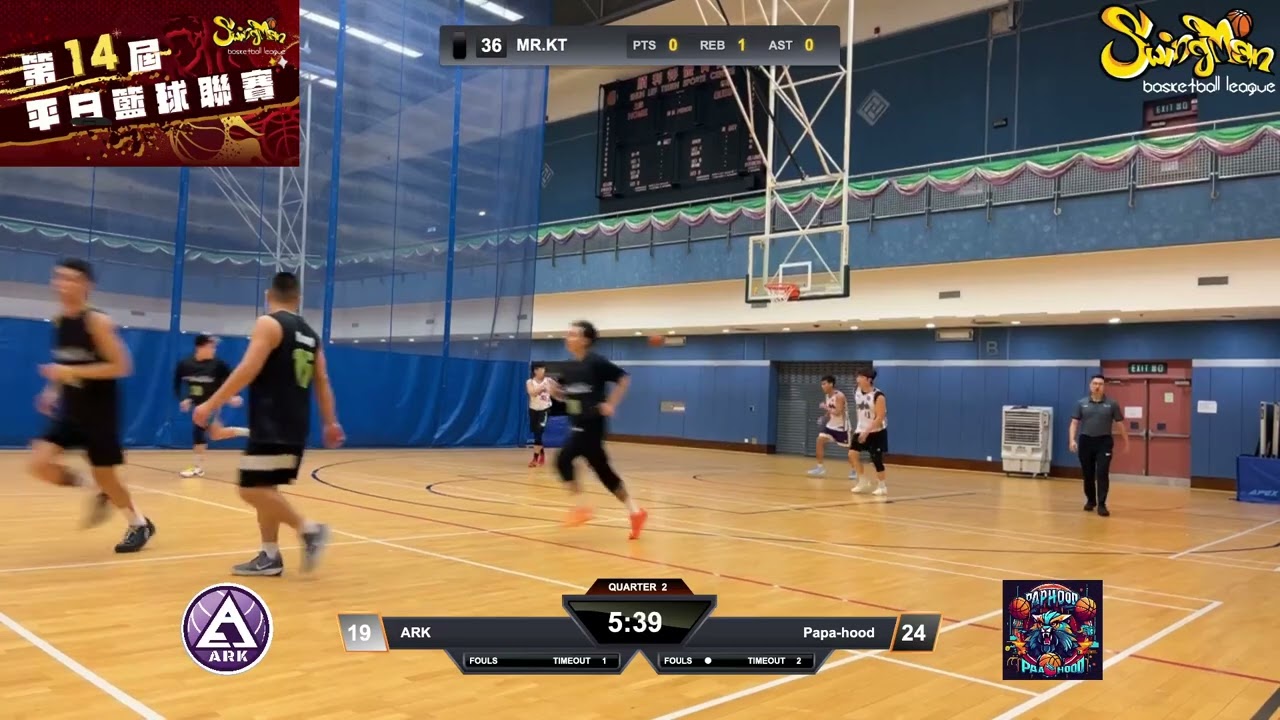 平日籃球聯賽 2026-02-23 順利邨體育館 ARK VS Papa-hood Q2
