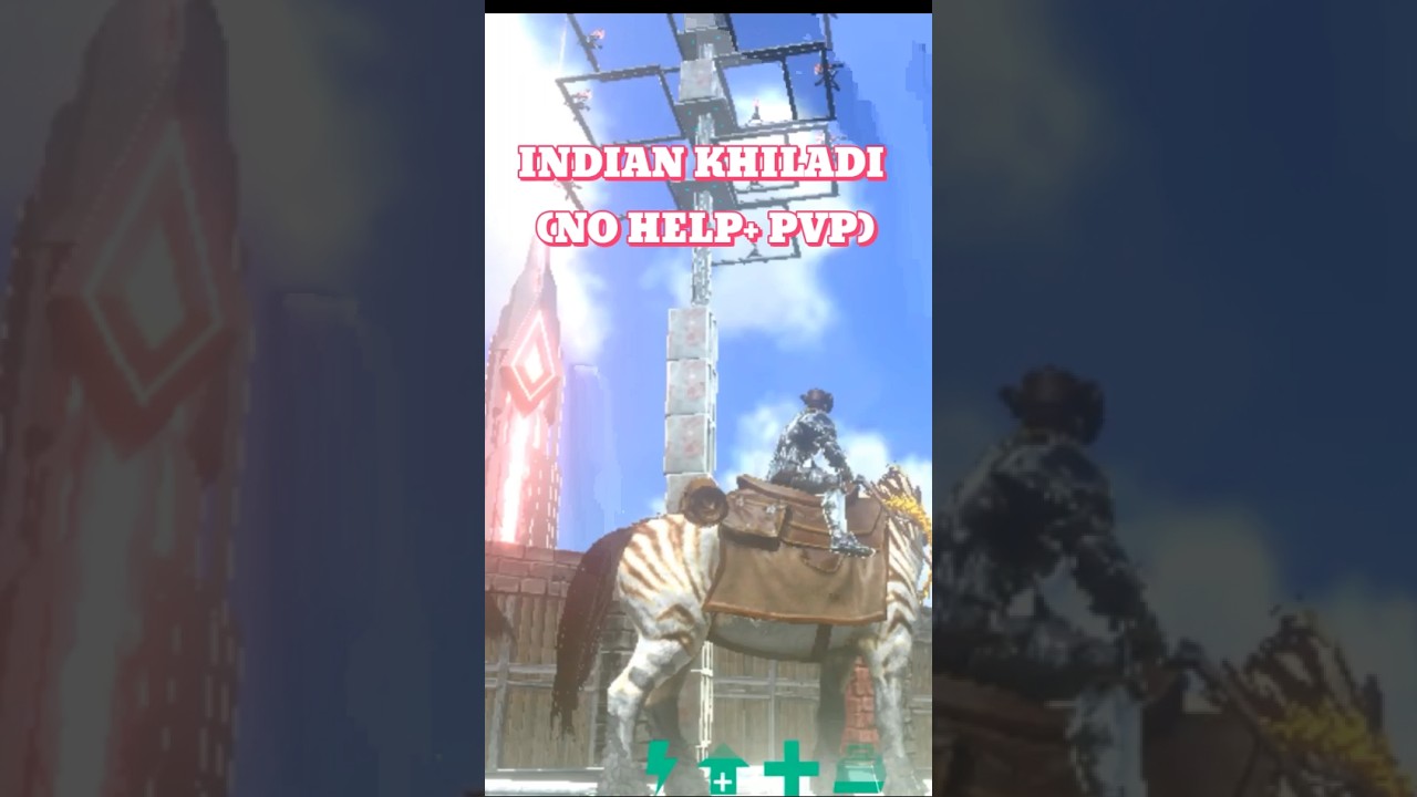ARK SERVER INDIAN KHILADI MONU #arkmobile #ark #gaming #shorts #ytshorts