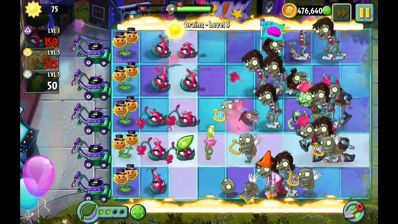 Pvz 2 valenbrainz level 3