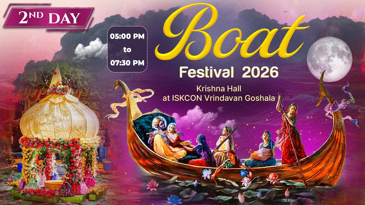 Boat Festival at ISKCON Vrindavan Goshala || Day-2 || 22.04.2026