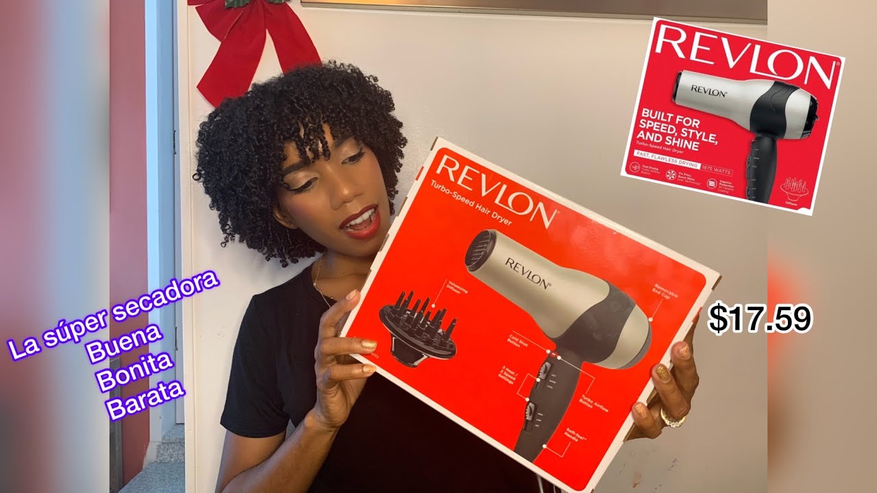Reseña secadora Revlon + Rutina de secado Cabello natural  crespo corto 2