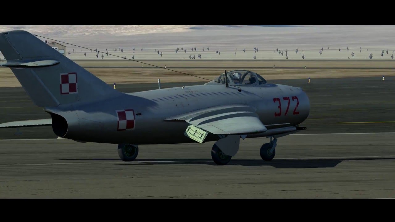 DCS: MiG-15bis (выполнение штопора)
