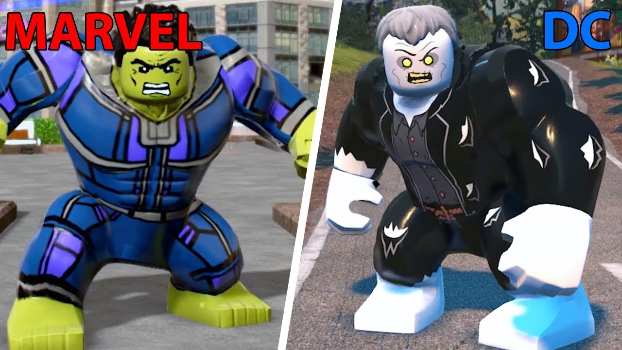 LEGO Marvel vs DC Similar Characters (Side by Side Comparison)