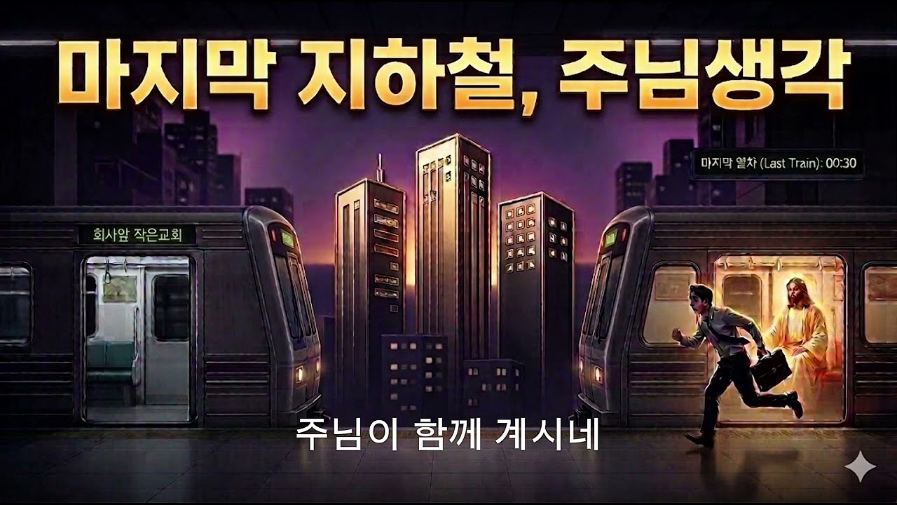 마지막 지하철, 주님생각 ㅣ 지친하루를 위로하는 창작 CCM찬양입니다.
