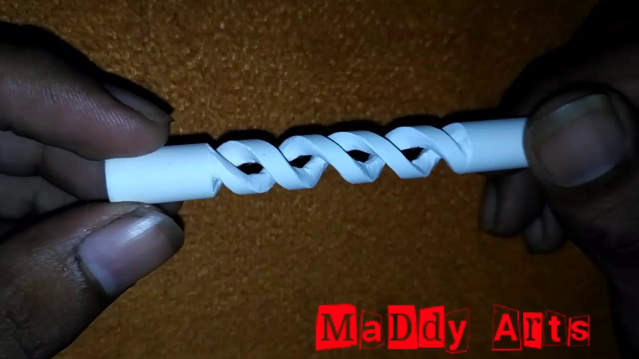 Chalk carving #double spiral shape __|| MaDdy Arts || work details 👉watch new video