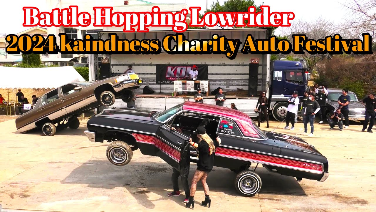 KDN Lowrider Battle Hopping Impala Chevrolet Caprice Hopping Head-to-Hopping Lowrider 2024 Kindne...