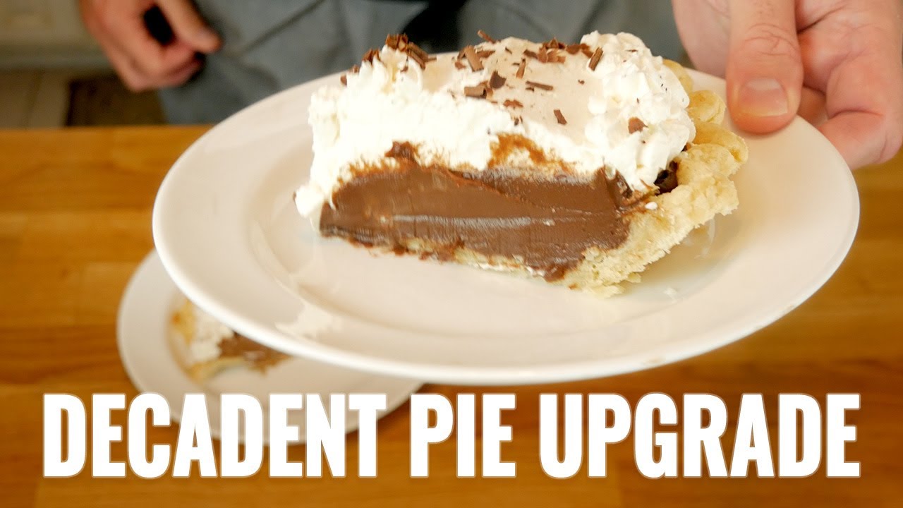 I Upgraded My Grammy’s 1940s Chocolate Cream Pie Recipe! Scratch Baked