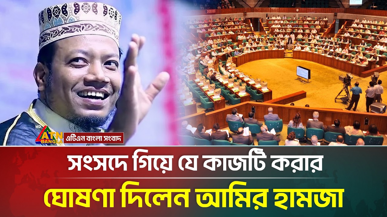 সংসদে গিয়ে যে কাজটি করার ঘোষণা দিলেন আমির হামজা | Amir Hamza | ATN Bangla News