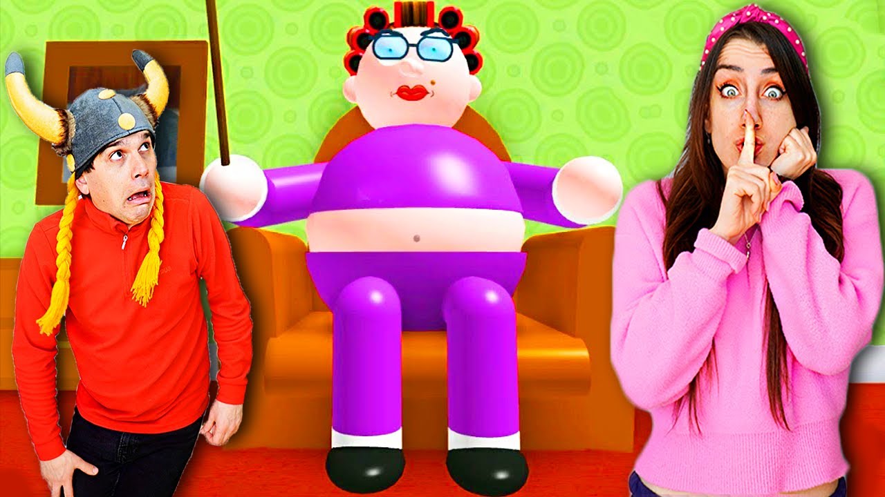 SCAPPA DALLA NONNA CATTIVA!!!GRANDMA ESCAPE ROOM SU ROBLOX!!! GRANNY!!