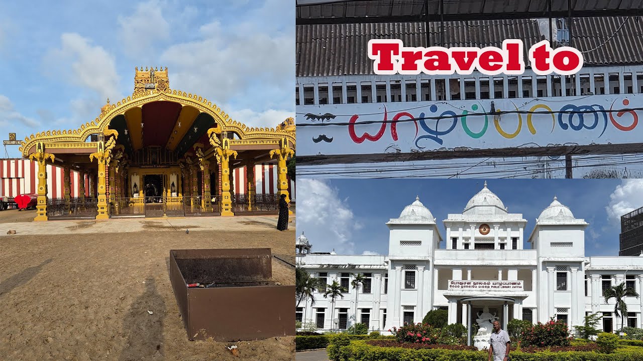 JAFFNA Travel Experience: Nallur Temple, Fort, Keerimalai, Point Pedro & Best Food | Tamil Vlog