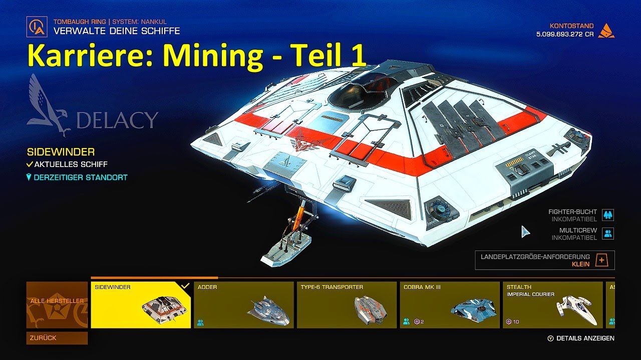 Elite Dangerous Odyssey: s02e36 - Karriere - Mining Teil 1 - Startup