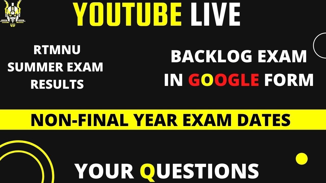 Summer Exam Results Updates | Non Final Exam Dates | Backog Exam Online |