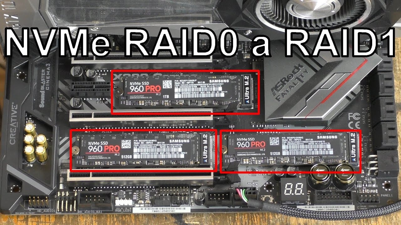 Instalace Widnows 10 na NVMe RAID (AMD X399)