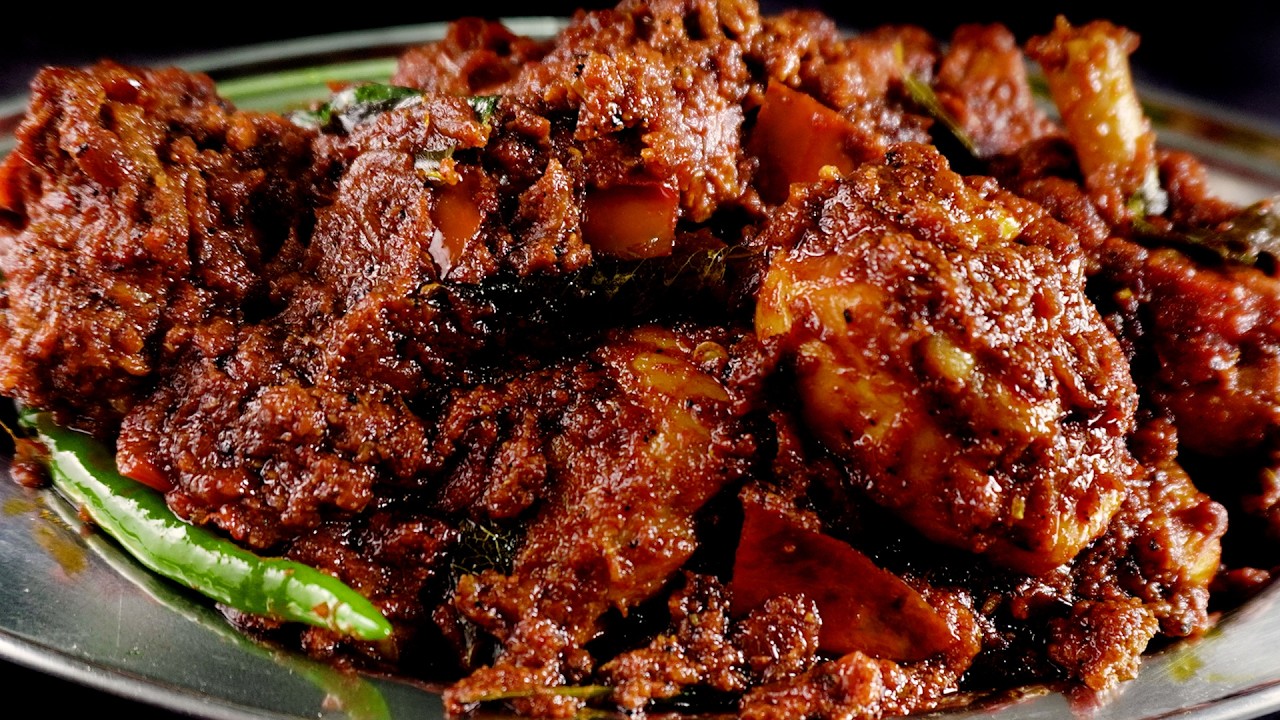 South Indian Style Chicken Chukka | Restaurant Style Dry Masala Chicken