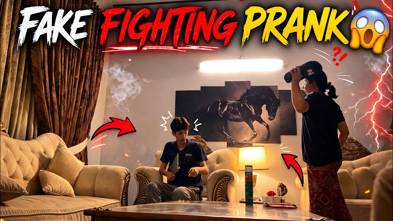 Fake Fighting Prank Kiya Aliza Kay Sath😱.Serious Lay Gayi😂.