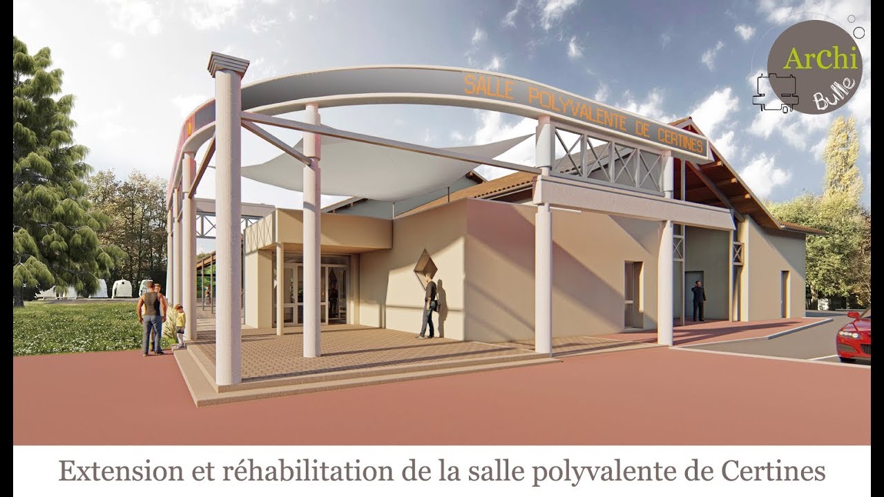 Extension et réhabilitation de la salle des fêtes de Certines