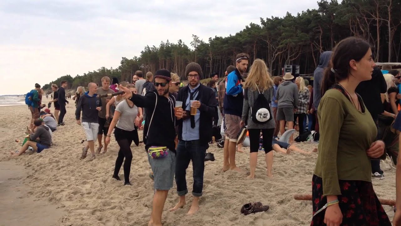 Plötzlich am Meer 2014 Nagle Nad Morzem Rogowo Plaża ( Party on the beach ) / Iphone 4S Rec