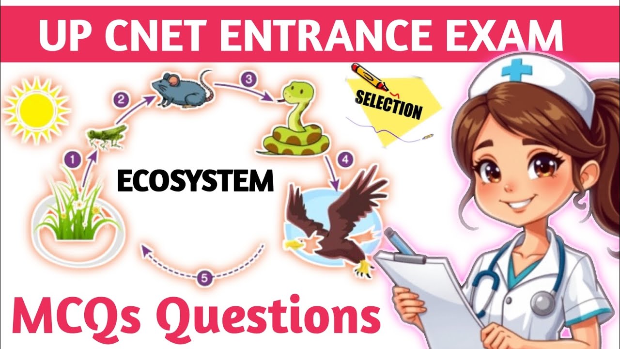 Bsc Nursing Entrance Exam Biology 🔥 Ecology and Ecosystem McQ Questions ✨ 