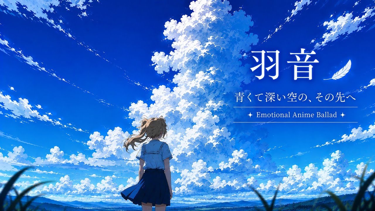 🎵FREE* 羽音 ✧ Emotional Anime Ballad ✧ 青くて深い空の、その先へ